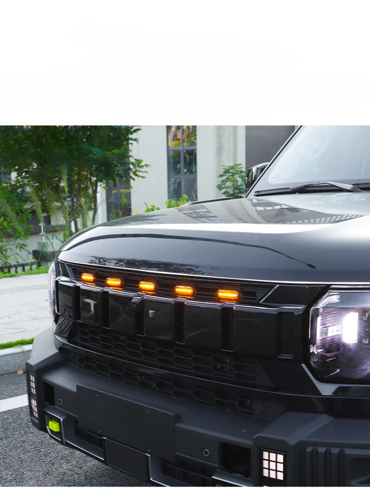 Светодиодная решетка для Chery Jetour Traveler T2 2023 2024 желтая