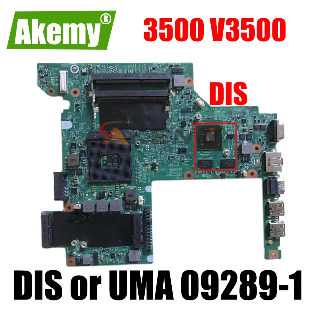 

CN-0PN6M9 CN-0W79X4 Mainboard For dell Vostro 3500 V3500 Laptop Motherboard With DIS or UMA HM57 DDR3 09289-1