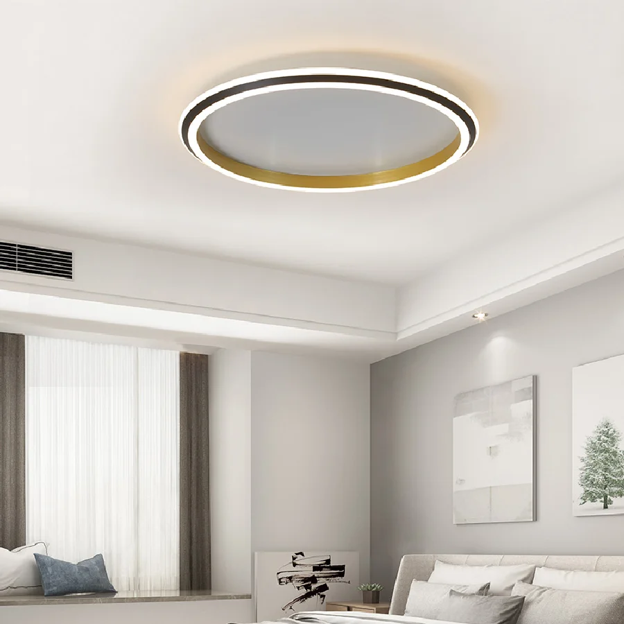 

NEO Gleam Round Ceiling chandeliers for Studyroom bedroom led chandelier AC110-220V Remote dimming Modern chandelier fixtures