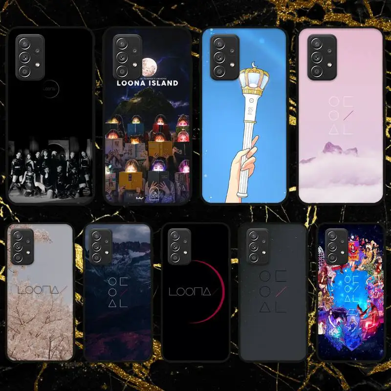 

Чехол для телефона Loona kpop с логотипом для Samsung Galaxy S10 S20 S21 Note10 20Plus Ultra Shell