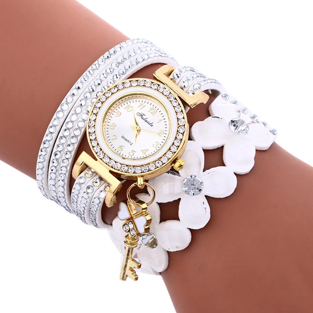 

Fashion Chimes Diamond Leather Bracelet Lady Womans Wrist Watch Elegant Fashion Woman Watch Watch For Women Women'S Wristwatch