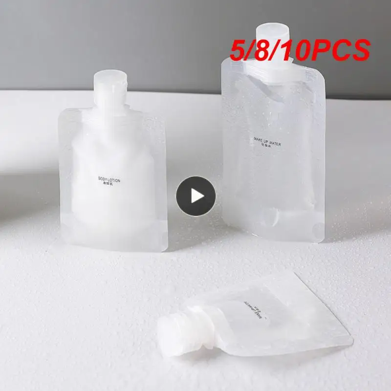 

5/8/10PCS Bathroom Accessories Makeup Bottle Water Bottle Organizer Storage Camping Bathroom Bottle