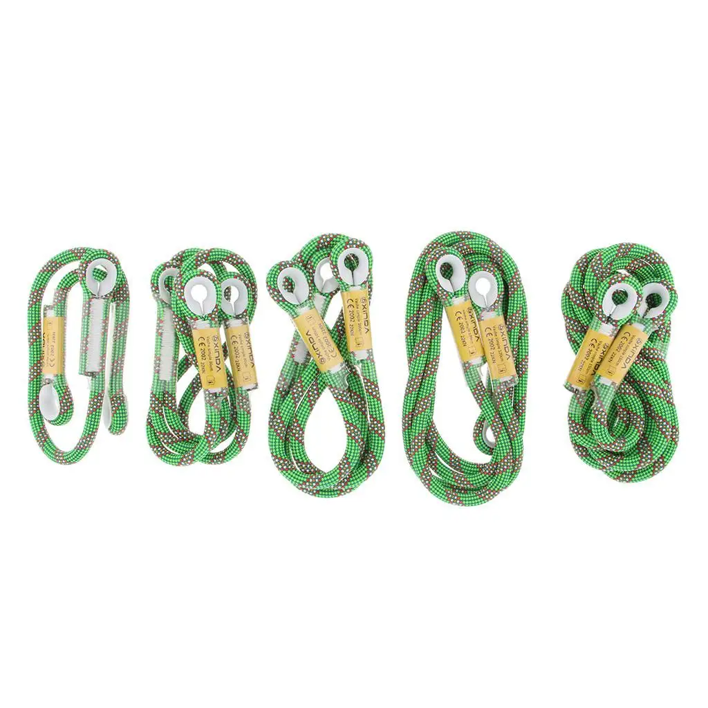 

22kN Prusik Cord Loop for Climbing Tree Arborist Mountaineering Equipment Y / V Type Lanyard Optional