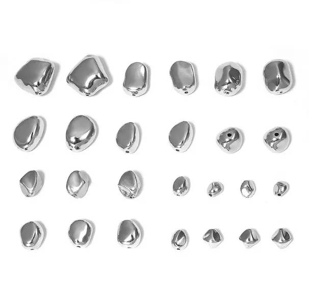 

Irregular shaped CCB separated beads DIY handmade jewelry accessories, self-made bracelets, necklaces, earrings