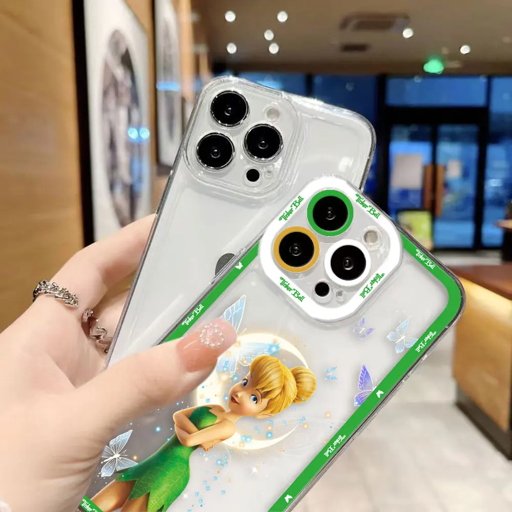 Фото Прозрачный чехол для телефона Disney Elf Tinker Bell для Infinix TECNO POVA 2 3 5 SMART 6 7 8 ПРИМЕЧАНИЕ 10 11 12 G96 30 30I 40 КАМОН 19 20 №3