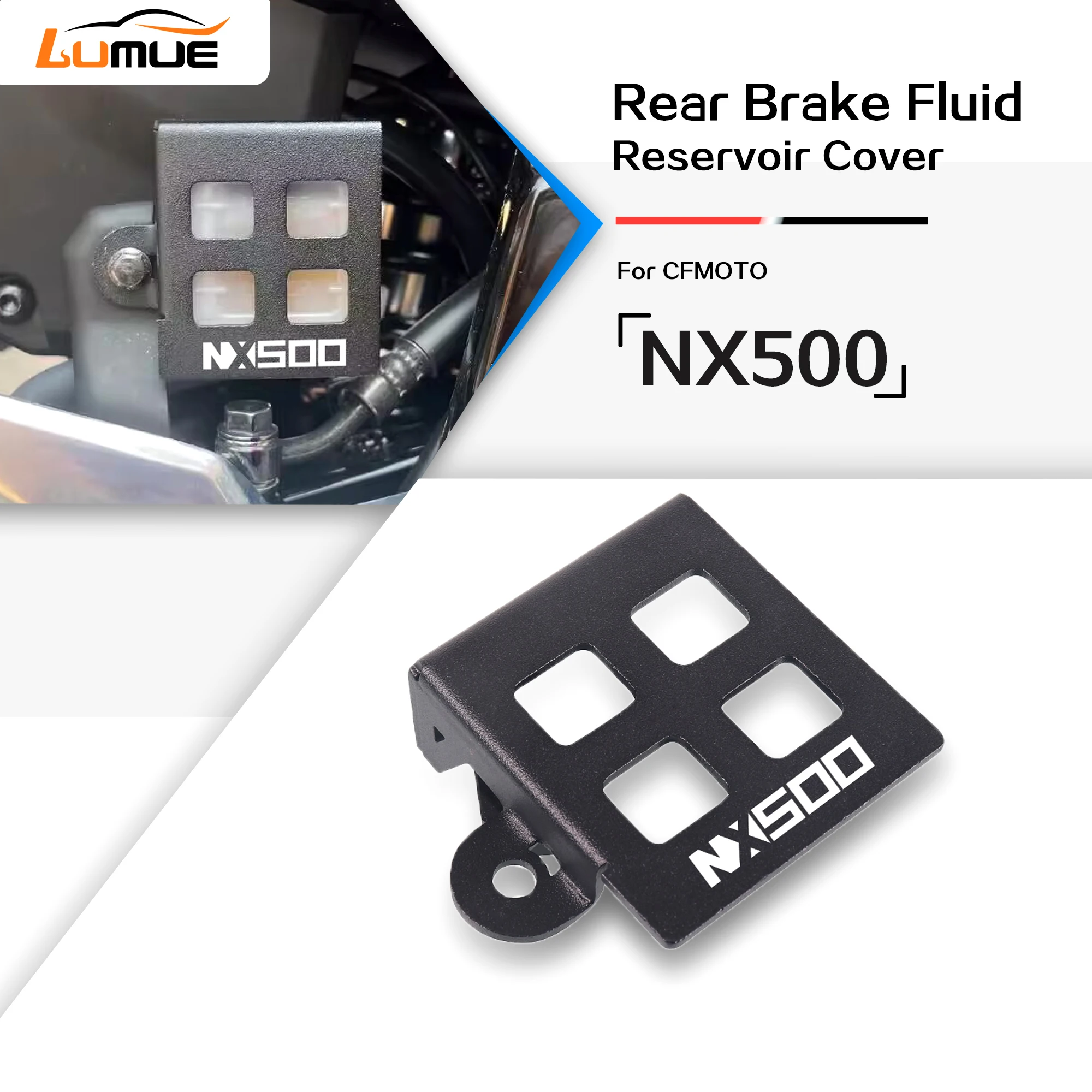 Задний тормозной резервуар для мотоцикла NX 500 NX400 защитная крышка жидкости насоса