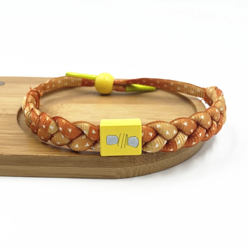 Браслет для косплея Tanjirou Nezuko Zenitsu Giyuu из аниме рассекающий демонов плетеный