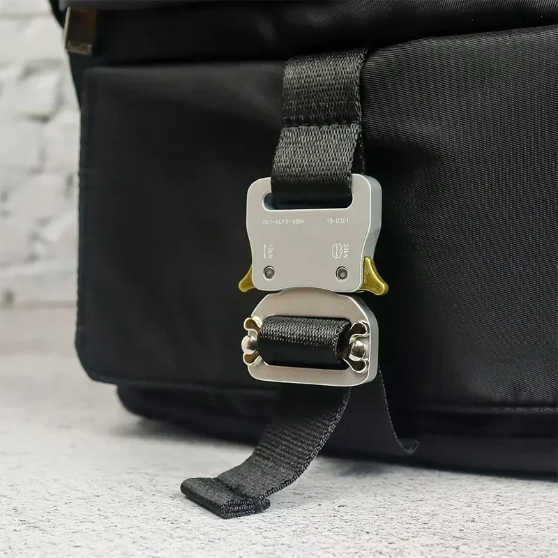 1017 9SM ALYX Рюкзаки с пряжкой Нейлоновая сумка для компьютера большой емкости 1:1