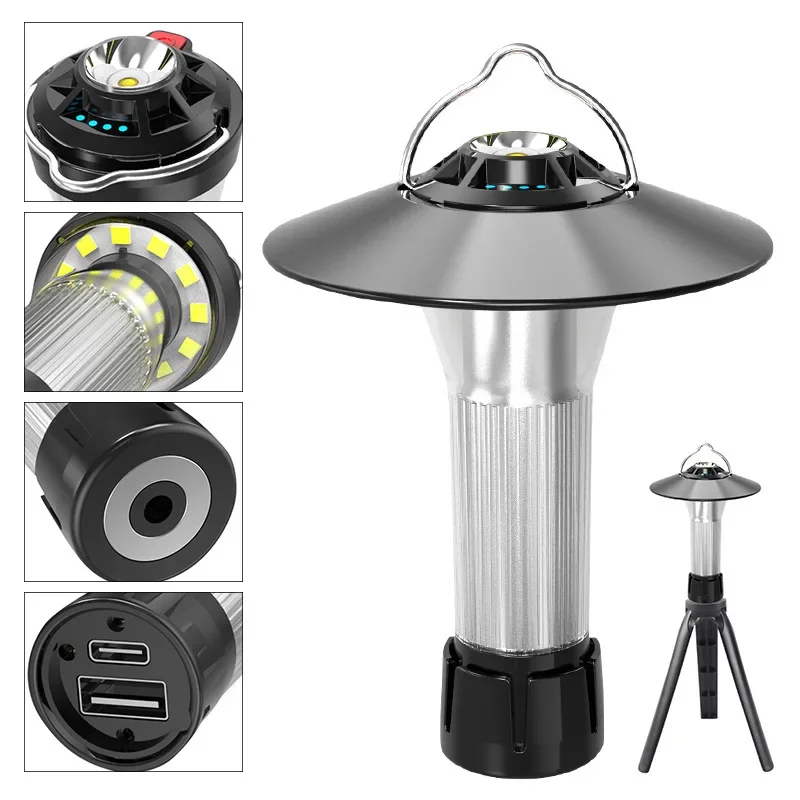 3000mAh Outdoor Camping Lantern 5 Lighting Modes Led Flashlights Emergency Lamp as a goal zero Flat Replacement Lamps