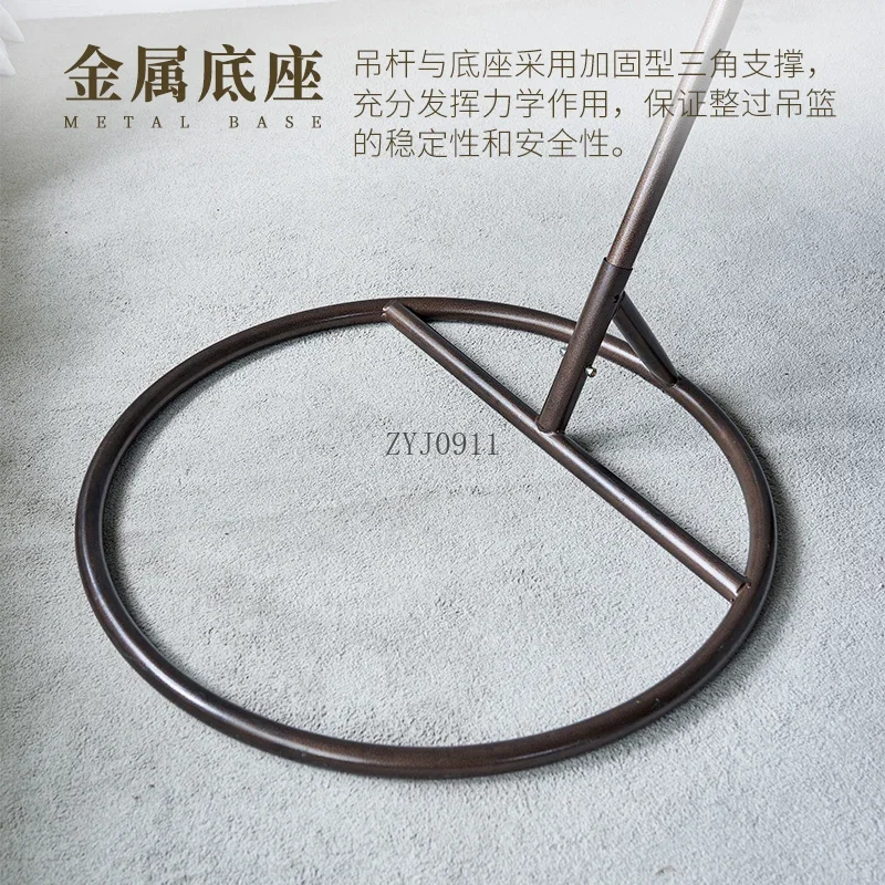 1 скандинавская подвесная корзина из ротанга стул домашнее кресло-качалка для