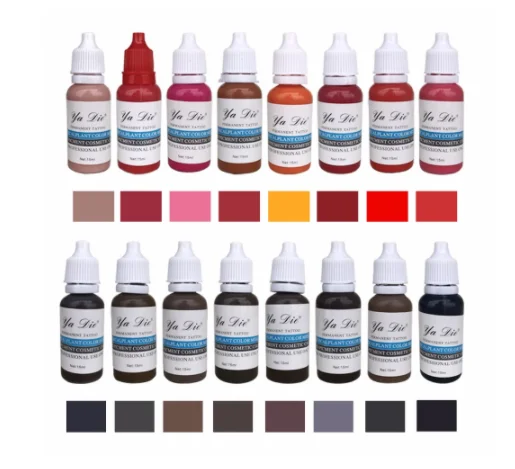 10 шт./упак. Южная Корея подводка для бровей глаз и губ перманентный макияж чернила