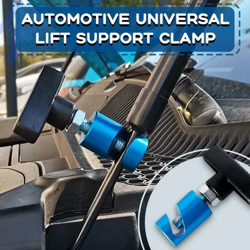 

Automotive Hood Lift Rod Support Clamp Shock Prop Strut Stopper Retainer Tool Universal Absorber Lift Support Clamp Car Parts