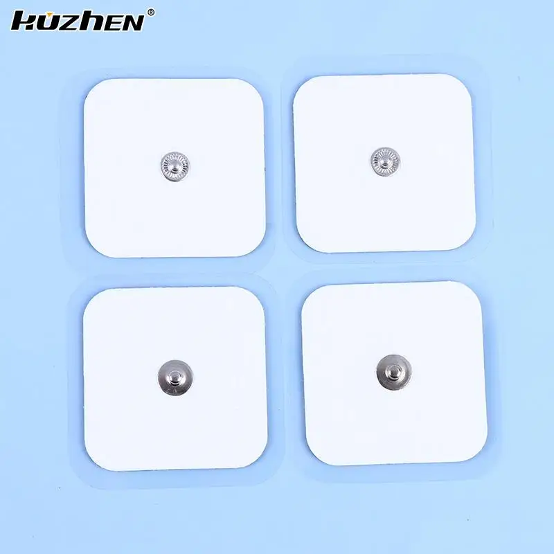 

10Pcs/lot 5*5cm Electrode Pads For Tens Acupuncture Physiotherapy Machine Ems Nerve Muscle Stimulator Slimming Massager Patch