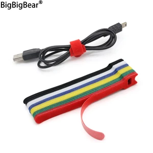 10~100pcs Releasable Cable Ties Plastics Fastening Reusable Cable tie Straps Nylon  Wrap Zip Bundle Bandage Tie