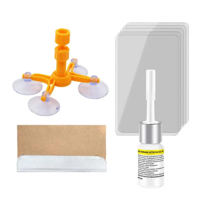 

Car Glass Repair Agent Car Window Repair Tools Auto Cracked Glass Repair Kit Glass Impact Scratch Resin Repair Agent