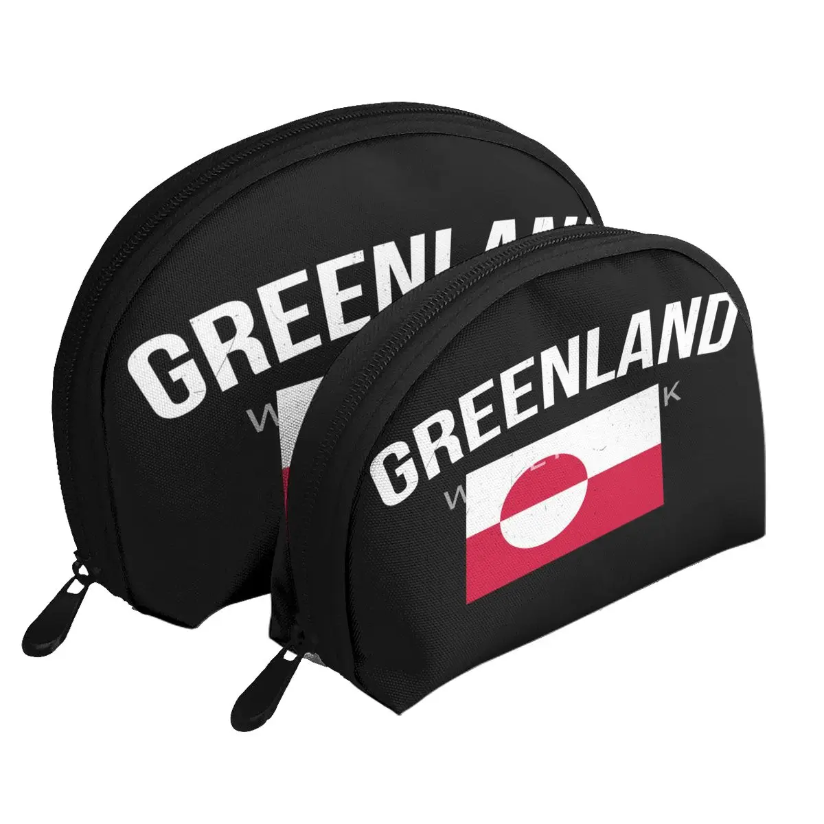 

Greenland Flag Portable Bags Clutch Pouch Storage Bag Gym Personalised Pattern