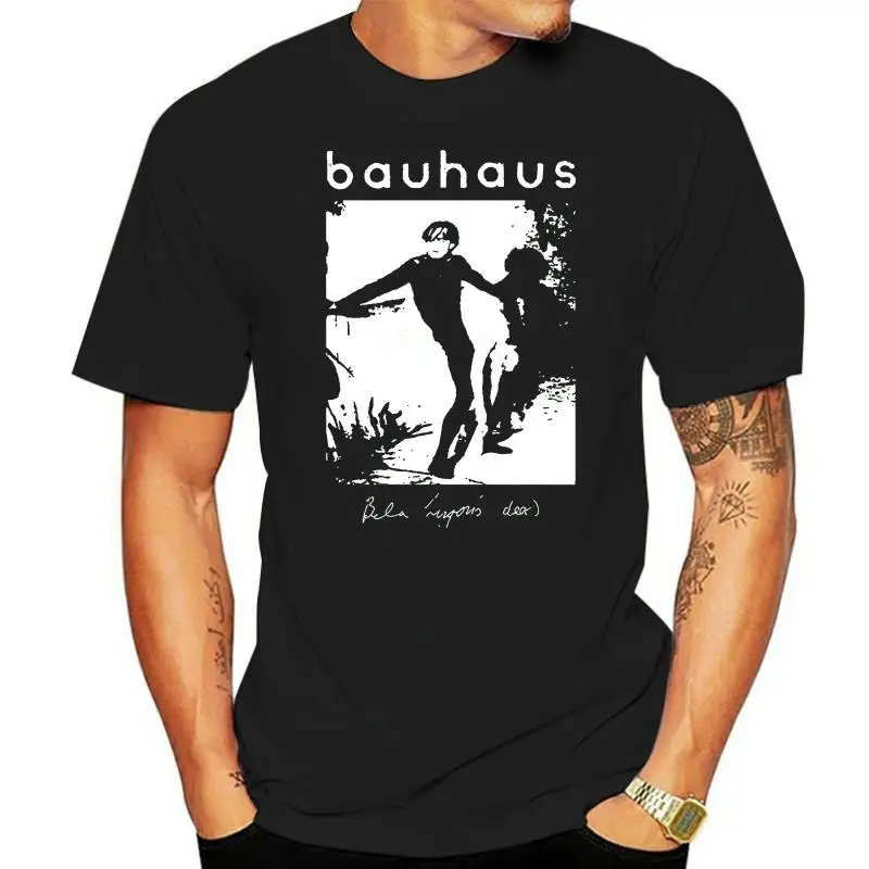 

Official Bauhaus Bela Lugosis Dead T-Shirt Gargoyle Music Rock Skys Gone Out Men High Quality Tops Tee Hipster T Shirt