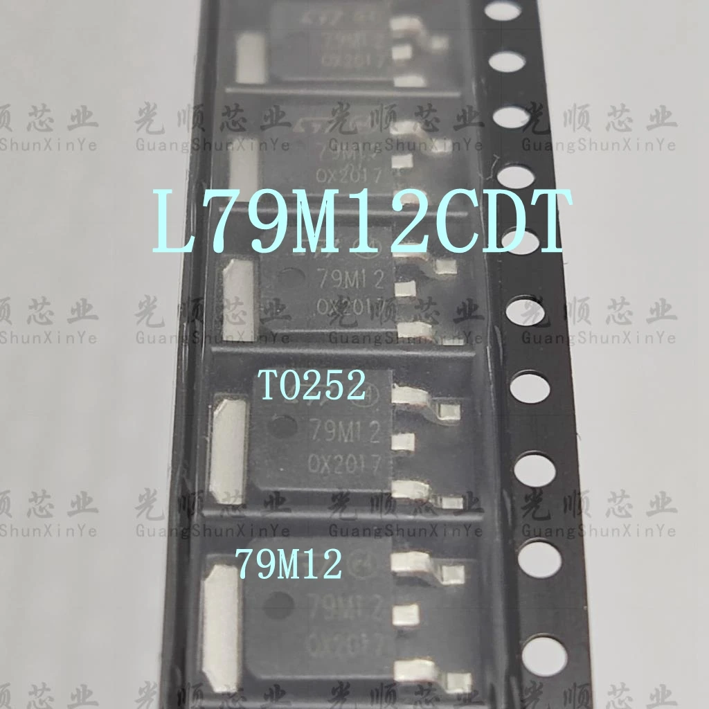 5 шт., L79M12CDT, L79M12, TO252