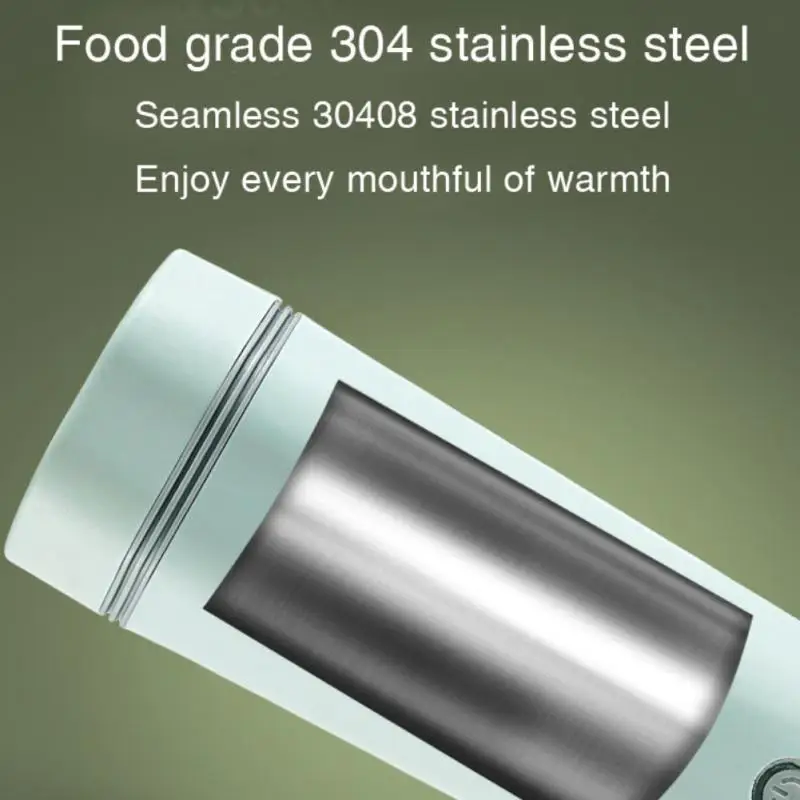 

Многофункциональная автомобильная электрическая нагревательная чашка, Универсальная автомобильная нагревательная чашка емкостью 350 мл, портативная Автомобильная сохраняющая тепло чашка для дома и автомобиля