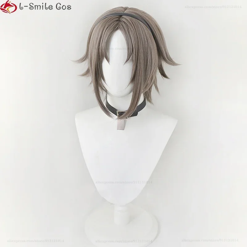 Высококачественный парик для косплея VTuber NIJISANJI Luxiem хита Rias темно-серый короткие