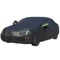 car cover oxford cloth velvet camouflage car clothing sunscreen thickening car cover sunshade waterproof aluminum foil