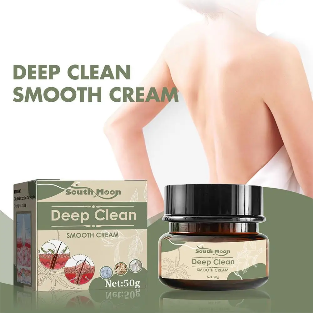 

50G Whitening Body Cream Deep Cleaning Smooth Moisturizer Bleaching Skin Lotion Exfoliator Milk Remove Armpit Light