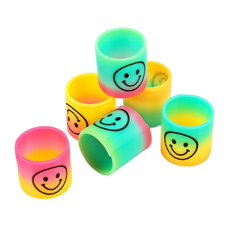 

12 Pcs Rainbow Magic Spring Colorful Rainbow Neon Plastic Cars Toy Party Supplies Boys Girls Easter Halloween Birthday Gift Toys