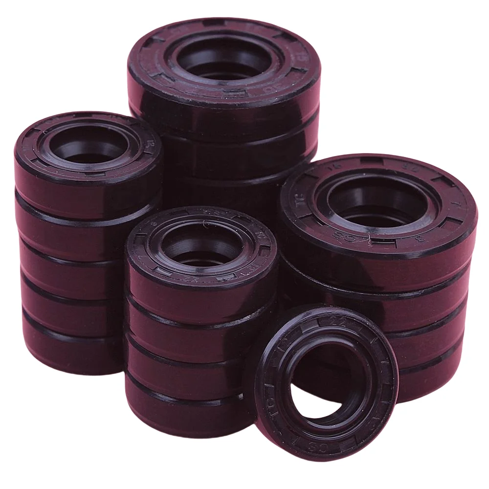 

10 комплектов сальников коленчатого вала для двигателя триммера 40-5 CG430, деталь 15x30x7, 12x22x7