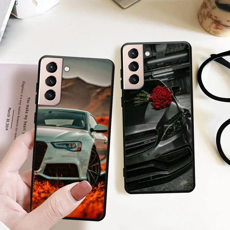 

For Samsung Phone Case S22 S21 S20 ultra pro plus S10 S9 S8 Note 20 10 Ultra Sports Cars Male Men S22 S21 phone Bumper Covers
