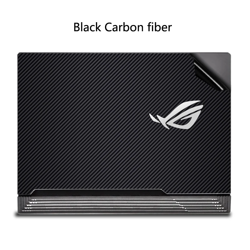 Кожаные наклейки для ноутбуков ASUS ROG Strix G15 G512L углеродное волокно виниловая