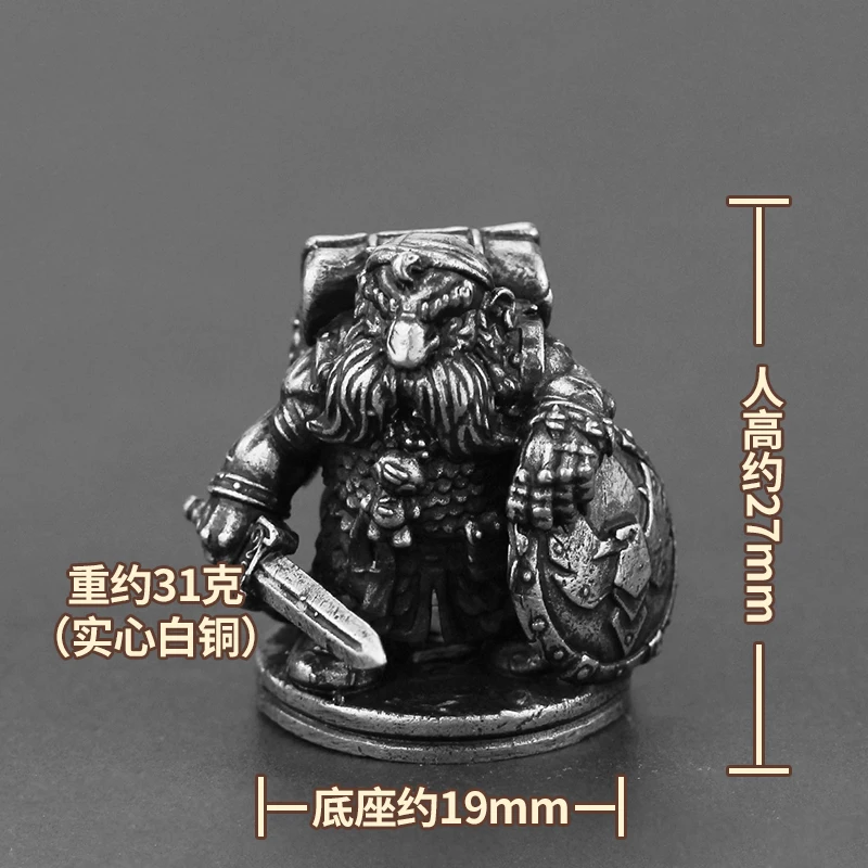 

Миниатюра легиона гномов из меди