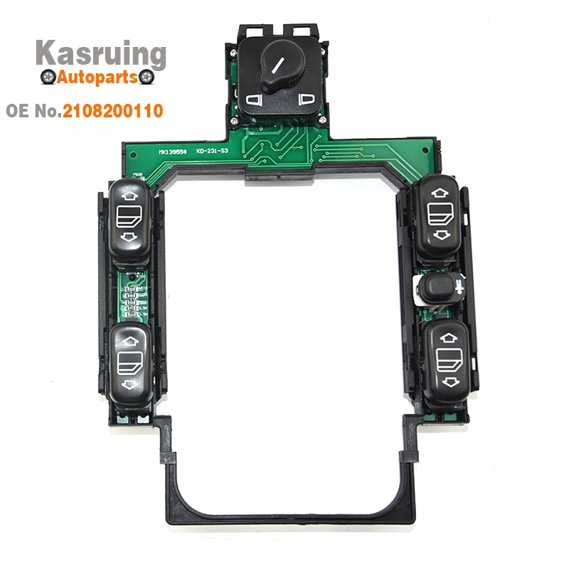 

New Master Power Window and Mirror Switch For Mercedes Benz W210 W202 E320 E300 2108200110 A2108200110 Car Accessories
