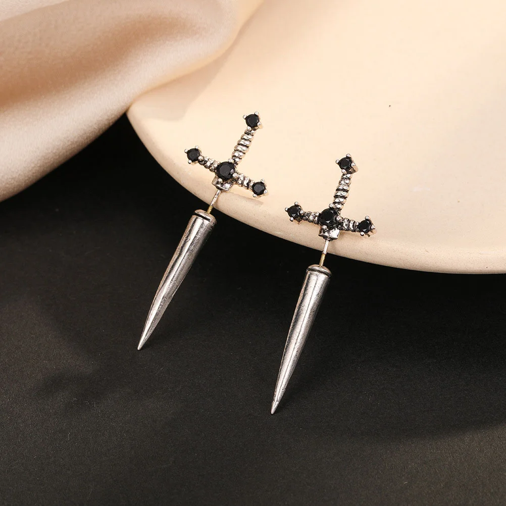 

Earring Stud Earrings Dangling Holiday Fashion Women Gothic Sword Trendy Costume Jewelry
