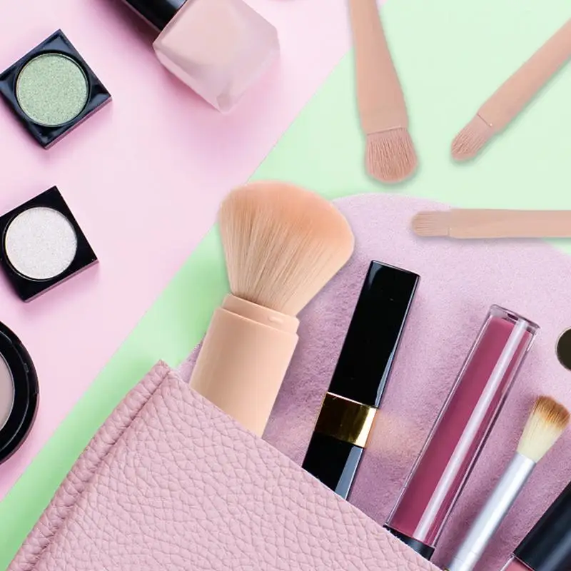 Портативная дорожная кисть для губ 4 в 1 портативный дорожный набор кистей