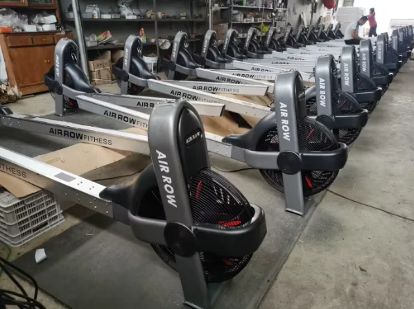 Фото Коммерческое фитнес-оборудование: гребной тренажер (Air Rower) с высокой стабильностью, отличное качество, для аэробных тренировок, по заводской цене №2