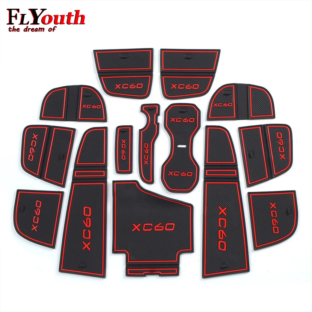 

Аксессуары для автомобилей Volvo XC60 2022, нескользящий коврик для дверных ворот, 14 шт./компл.