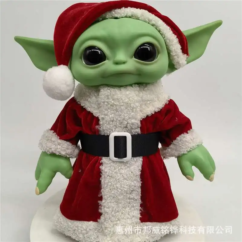 

Disney Yoda Figure Grogu Action Figure Toys Baby Yoda Star Wars 27cm Anime Cosplay Plush Doll Christmas Gifts For Children