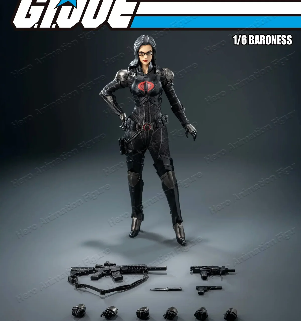 Фото В наличии [Оригинал] Threezero 3Z0350 FigZero G.I.JOE Baroness 1/6 Коллекционная фигурка-модель, игрушка, подарок №1