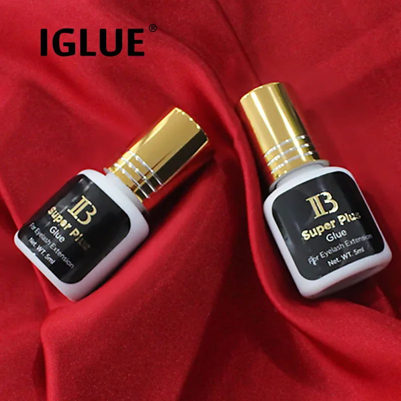 Фото Клей IGLUE IBeauty Super Plus для наращивания ресниц, 5 мл, с золотой крышкой, для макияжа, красоты и здоровья, Корея, Lava Lash №1
