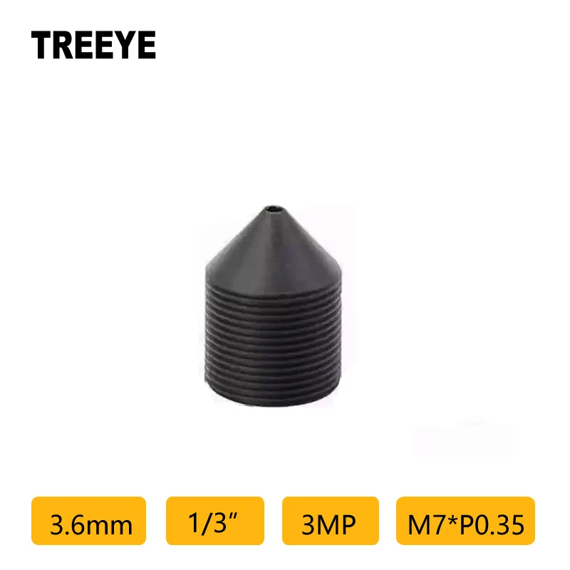 

TREEYE HD 3Мп 3.6мм объектив M7 для видеонаблюдения
