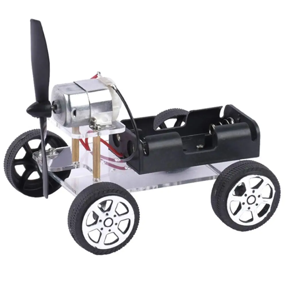 

Mini Wind Car Kit 130 Motor Diy Car Handmade Scientific Experiment Educational Toys For Boys Children Birthday Gifts