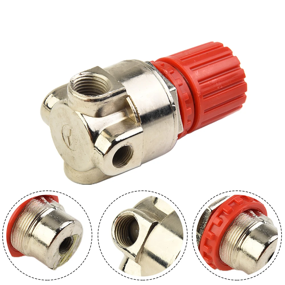 

Air Compressor Accessories Valve Air Pressure Valve 0314482445 2.8 X 1.6 X 1.6in 4 Holes Lightweight Red And Black
