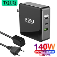 tquq 140w usb c wall charger 100w fast charging adaptor pd 3 1 laptop adapter for macbook pro m1 iphone 13 huawei xiaomi phone