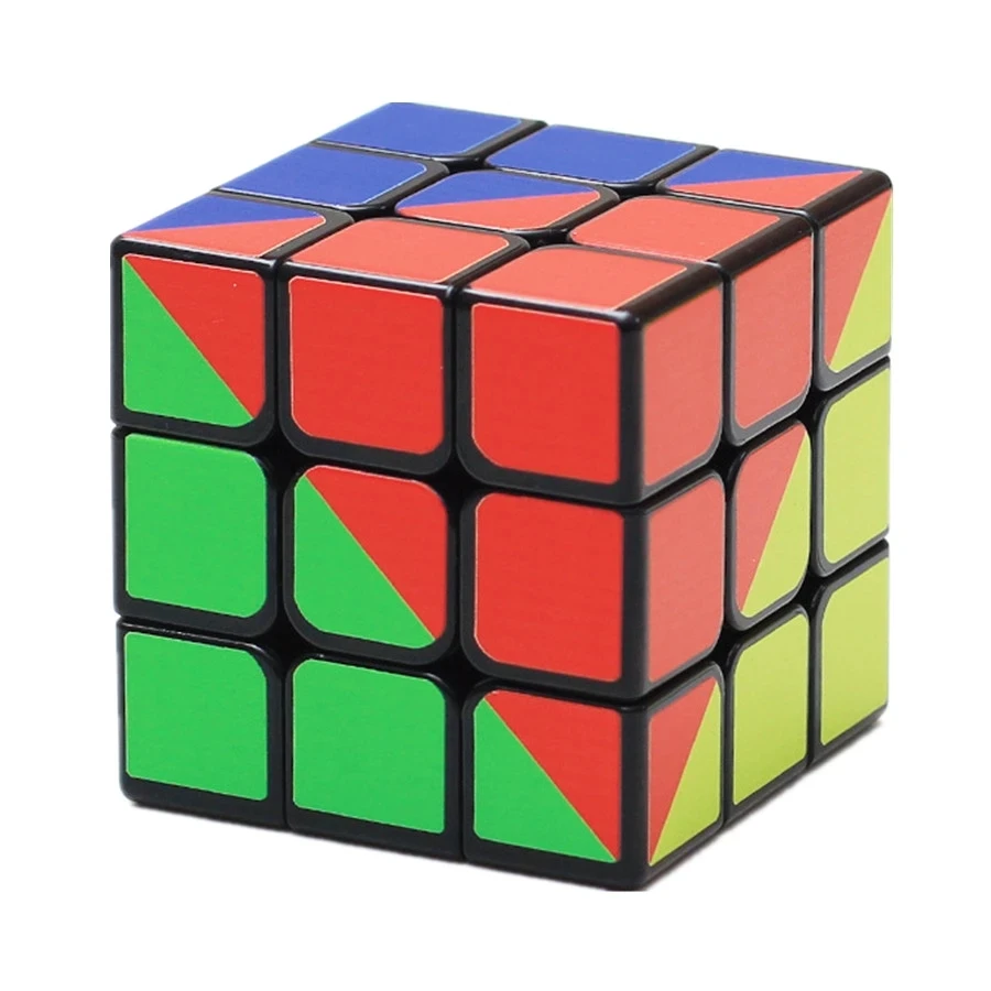 

Zcube 3x3 Радужный куб четыре цвета 3x3x3 магический куб обучающий волшебный куб обучающие игрушки для детей