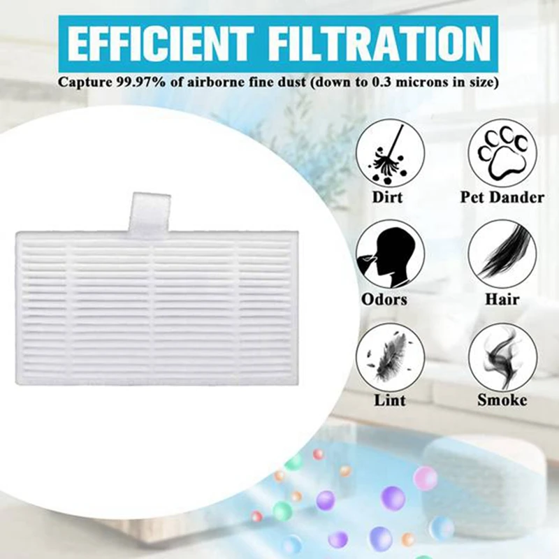 10 шт. запасные части для робота-пылесоса Uwant U200 фильтр Hepa аксессуары