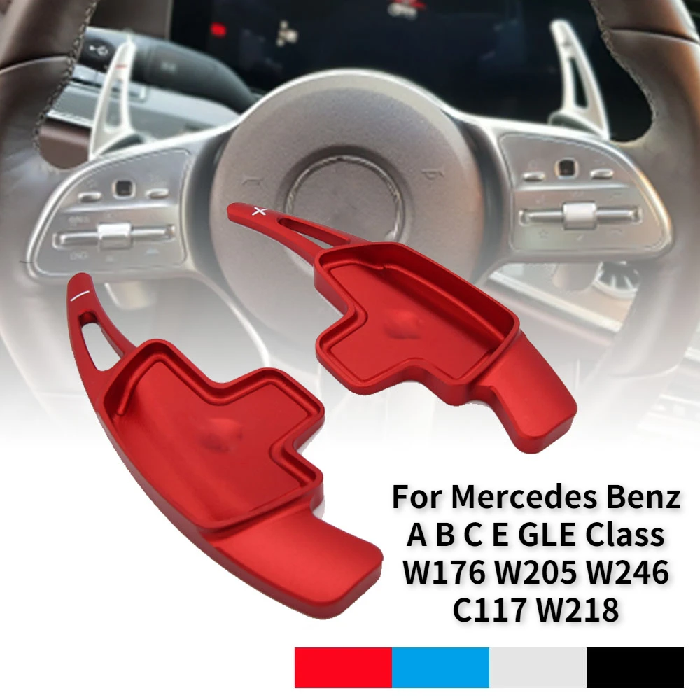

Aluminum Shift Paddle Blade Steering Wheel Paddle Shifter Extension For Mercedes Benz A B C E GLE Class W176 W205 W246 C117 W218