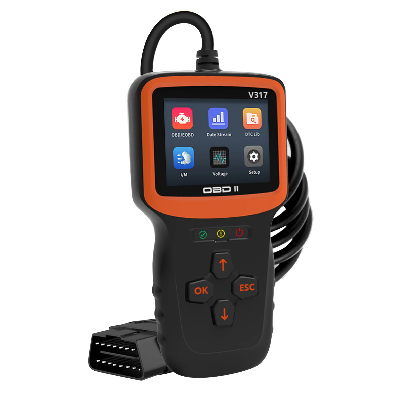 

Сканер OBD2 для ремонта данных об отказе двигателя универсальный диагностический инструмент тестирование батареи портативный считыватель кодов автомобиля 8 языков