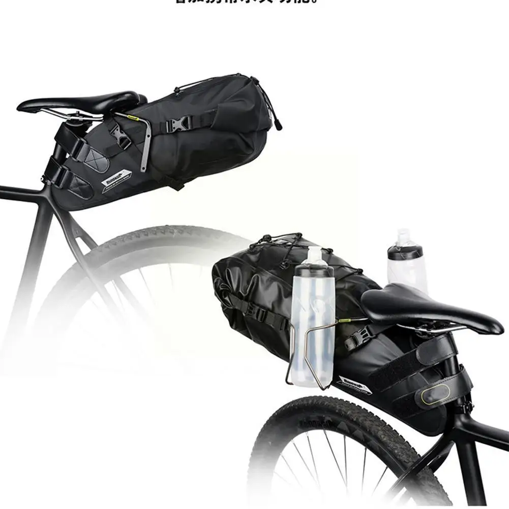 Rhinowalk Bike Saddle Stabilizer Bracket Rear Seat Bracket Holder Shelf Luggage Support Mounting Rack Bicycle Frames Access X9A1 images - 6