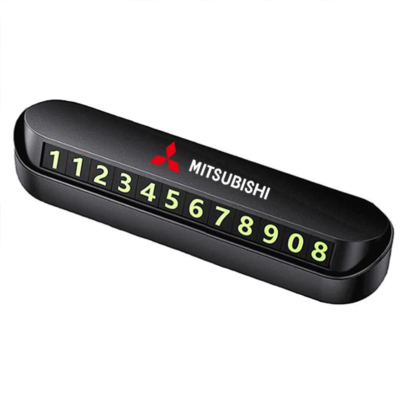 Автомобильная табличка с номером, 1 шт., для Mitsubishi logo outlander 3 lancer 10 pajero 4 asx l200, аксессуары