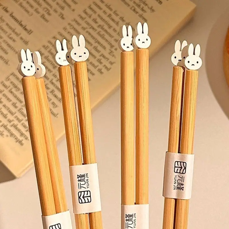 

Kawaii Miffy Rabbit деревянные палочки для еды